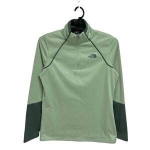 The North Face Sage Green Half-Zip Top